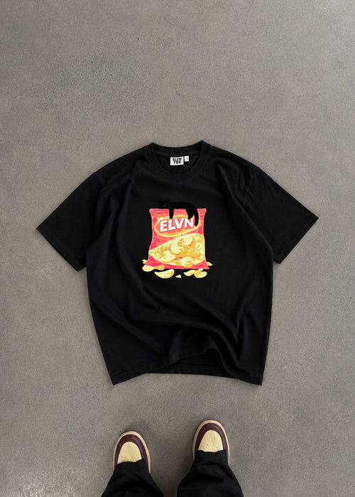‘SNACK GUARDIAN’ .TEE | BLACK