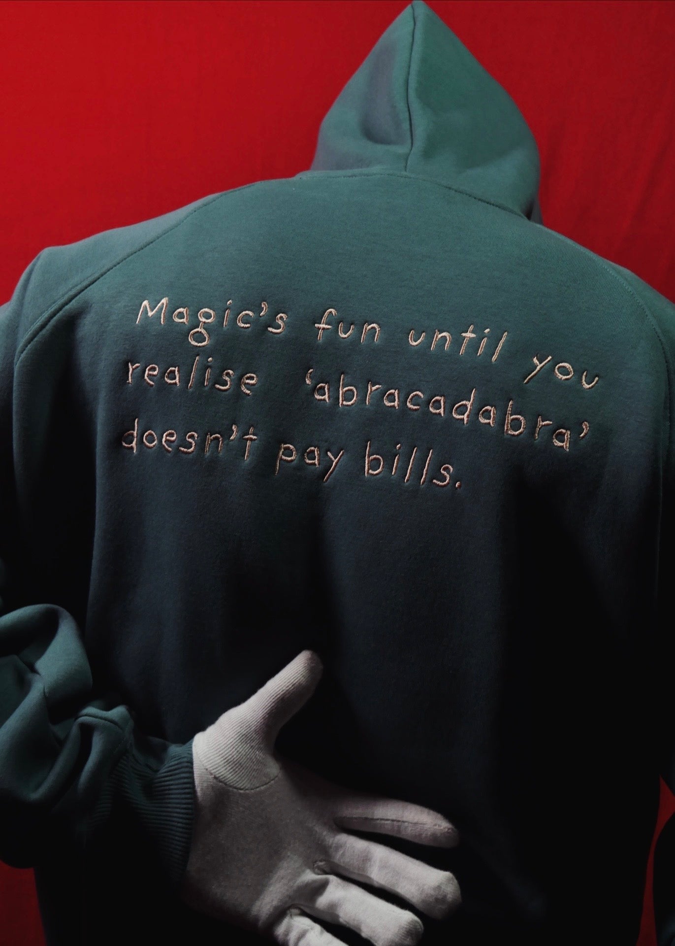 ‘ABRACADABROKE’ | TEAL GREEN