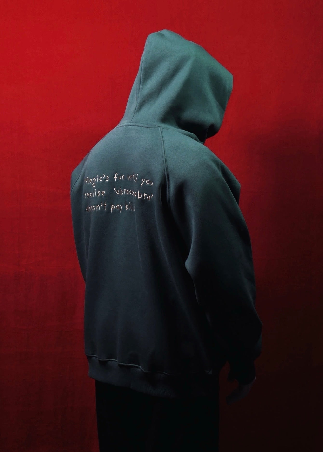 ‘ABRACADABROKE’ | TEAL GREEN