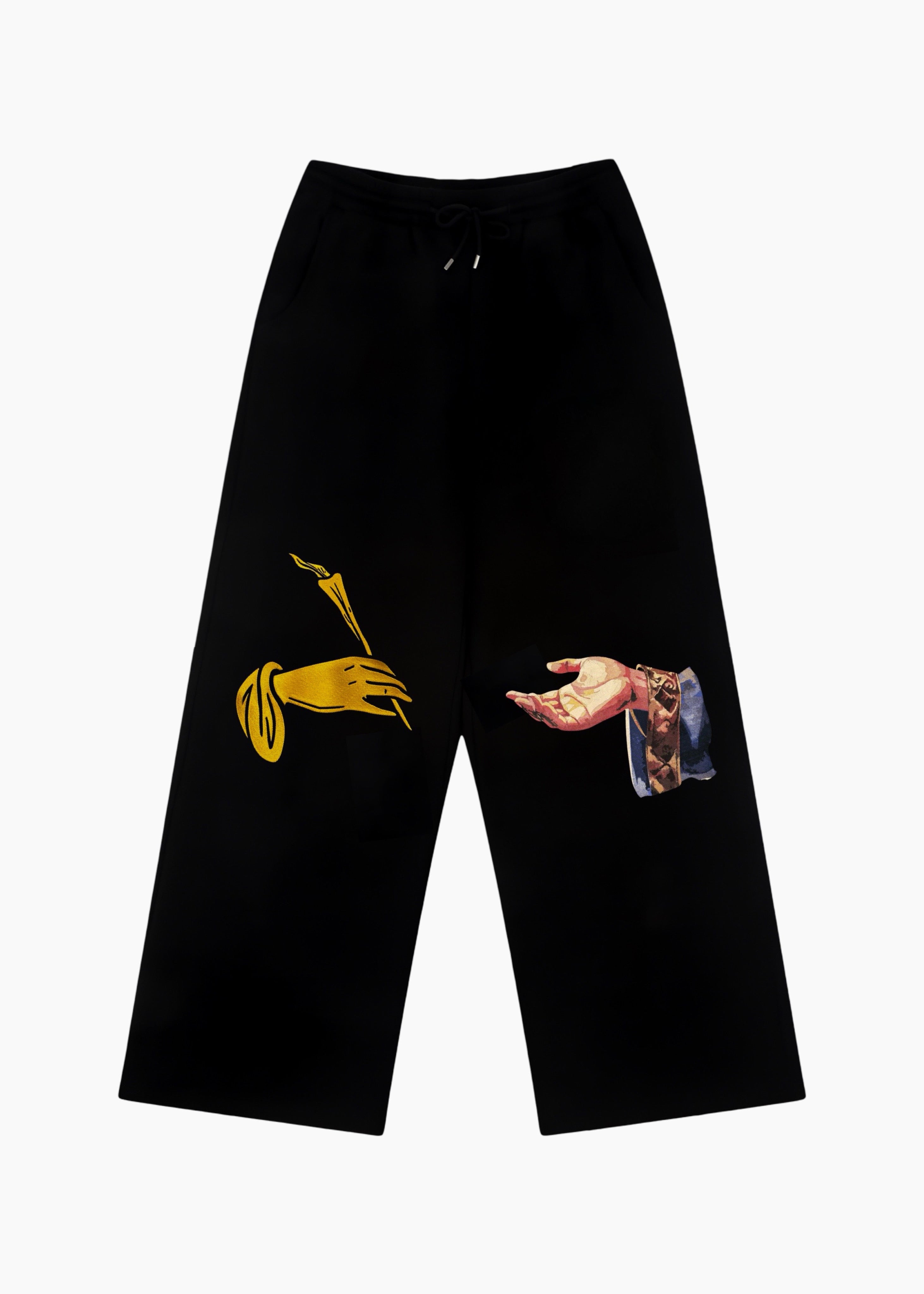 ‘HANDS OF ETERNITY’ SWEATPANTS | BLACK