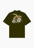 ‘VENOMOUS PETALS’ .TEE | OLIVE
