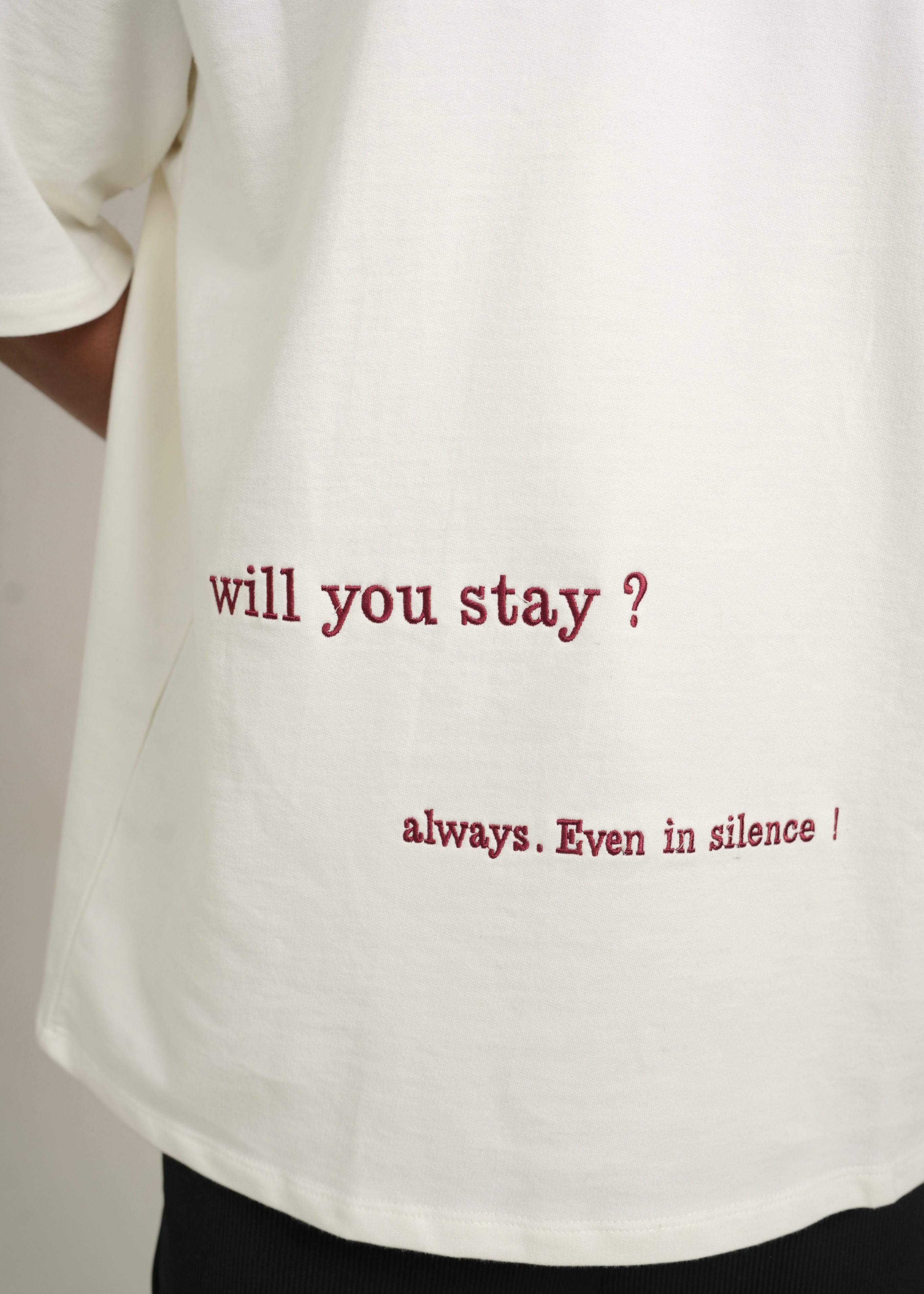‘QUIET PROMISE’ TEE | OFF WHITE
